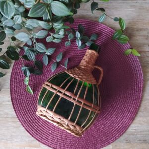 Carafe Verre et Osier
