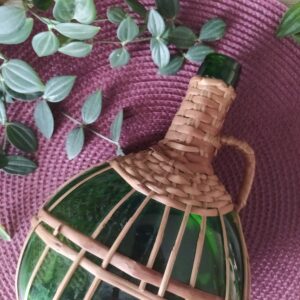 Carafe Verre et Osier