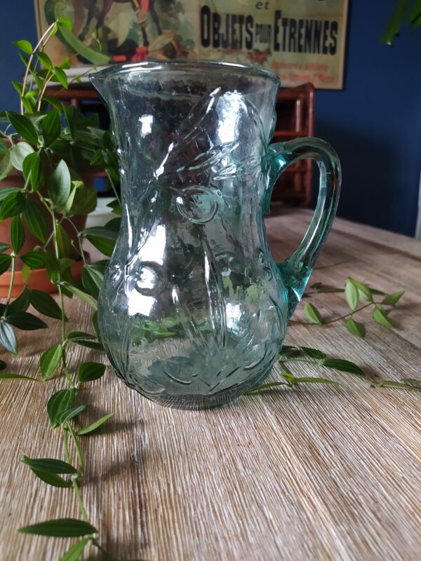 Carafe en Verre Vert – Image 4