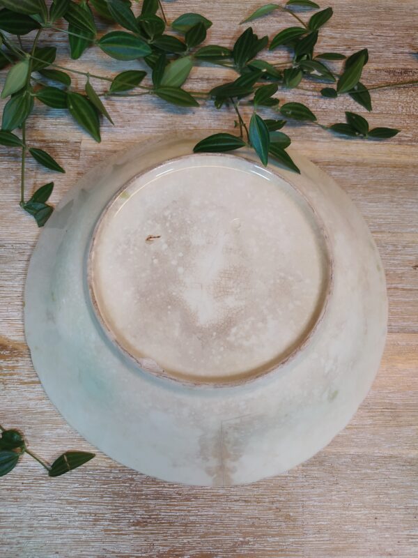 Assiette Vintage en Barbotine Motif Roses – Image 5