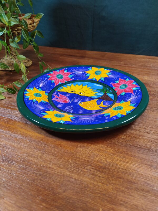 Assiette Décorative entre Terre et Mer Multicolore – Image 6