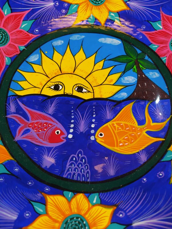 Assiette Décorative entre Terre et Mer Multicolore – Image 5