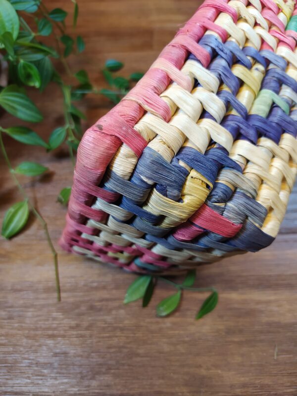 Petit Panier en Jacinthe d'eau Pastel – Image 2