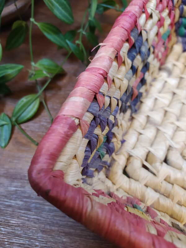 Petit Panier en Jacinthe d'eau Pastel – Image 7
