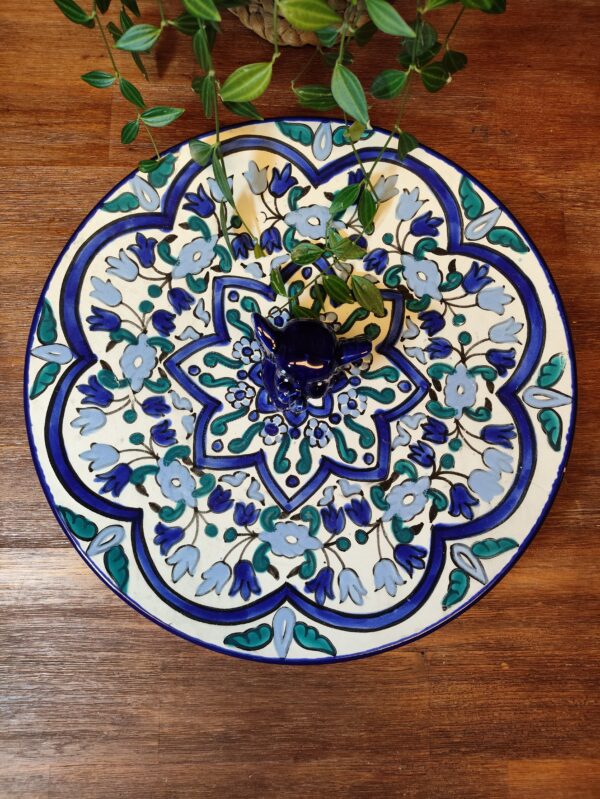 Assiette de Présentation XXL en Grès Motifs Orientaux – Image 4