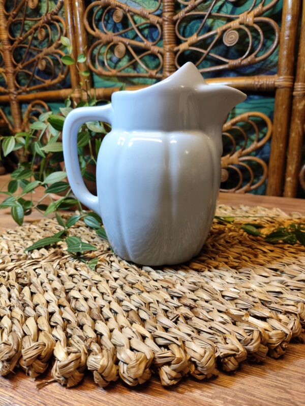 Pichet en Céramique Bleu Lavande Vintage Saint Uzienne