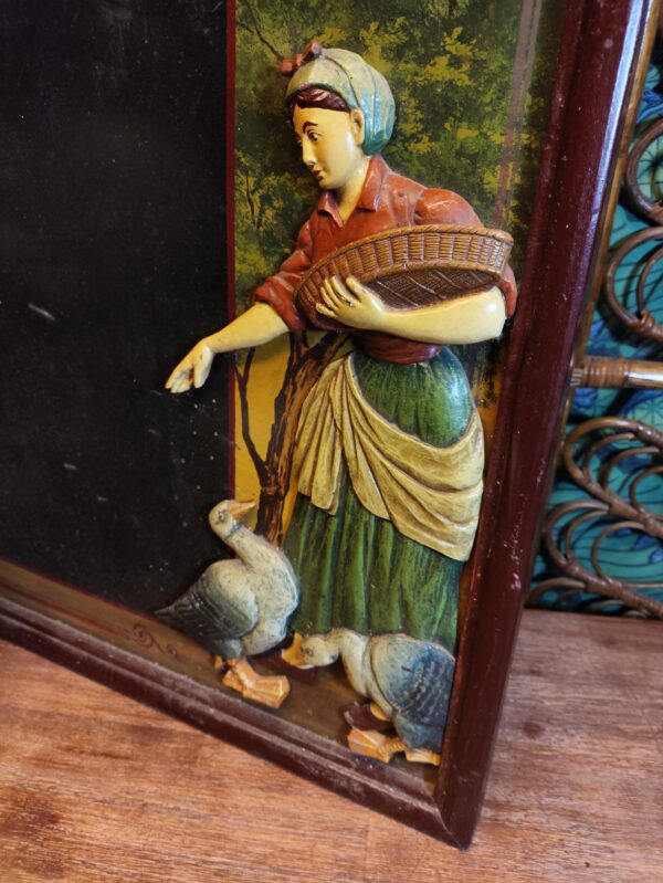 Tableau Menu Vintage Bois et Relief – Image 4