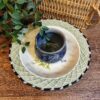 Petit Vase Bleu en Grés Emaillé Peint à la Main – Image 8