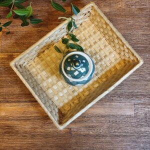 Petit Pot à Gingembre en Céramique à Carreaux