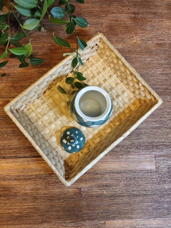 Petit Pot à Gingembre en Céramique à Carreaux – Image 6