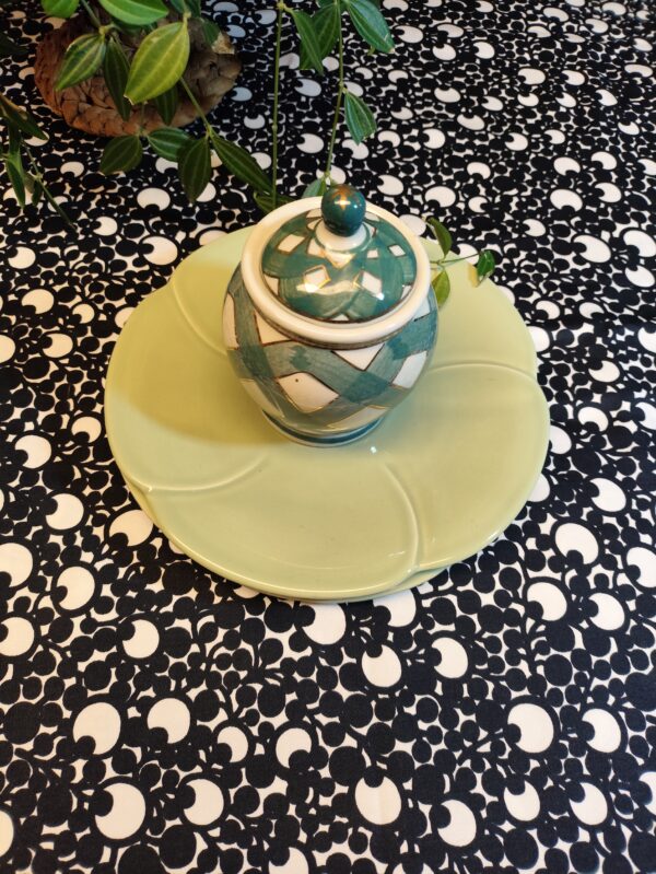 Petit Pot à Gingembre en Céramique à Carreaux – Image 7
