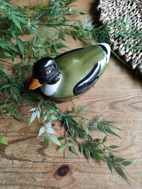 Terrine Canard en Céramique Collector Michel Caugant