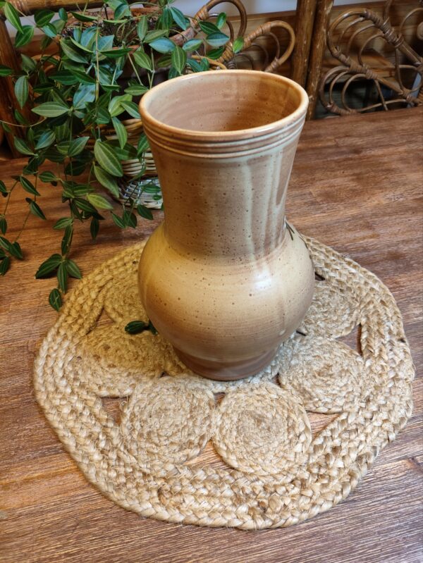 Vase en Grès Motifs Fleuris Peint à la Main – Image 7