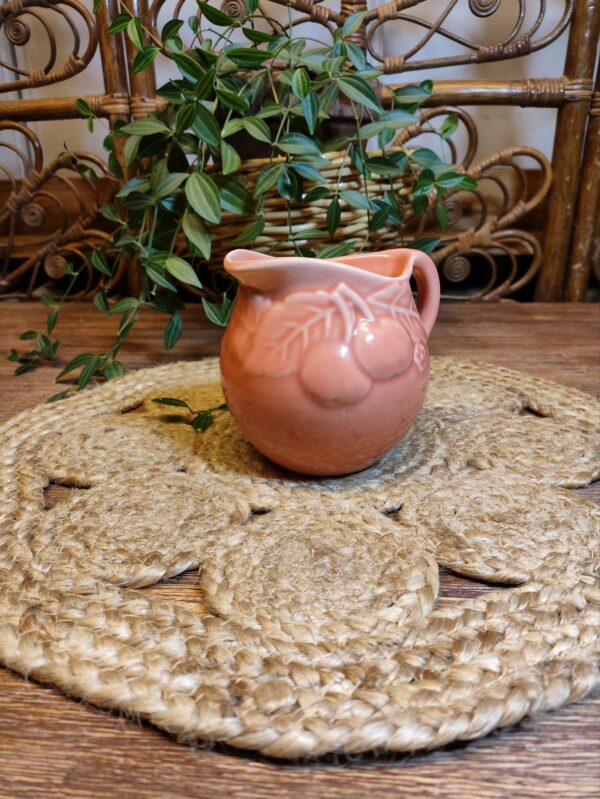 Pot à Lait Motifs Fleuris Couleur Saumon – Image 3