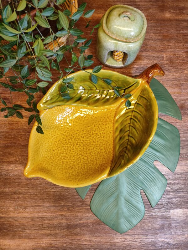 Plat de Présentation Citron en Céramique XXL – Image 9