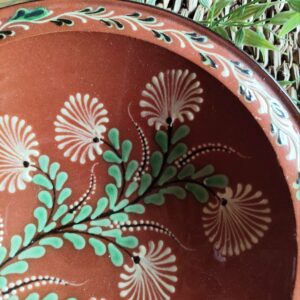 Saladier en Grès Motifs Fleuris