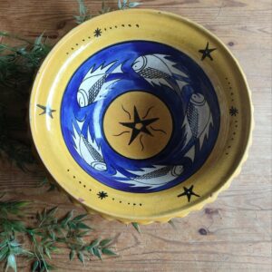 Saladier en Grès Motifs Poissons
