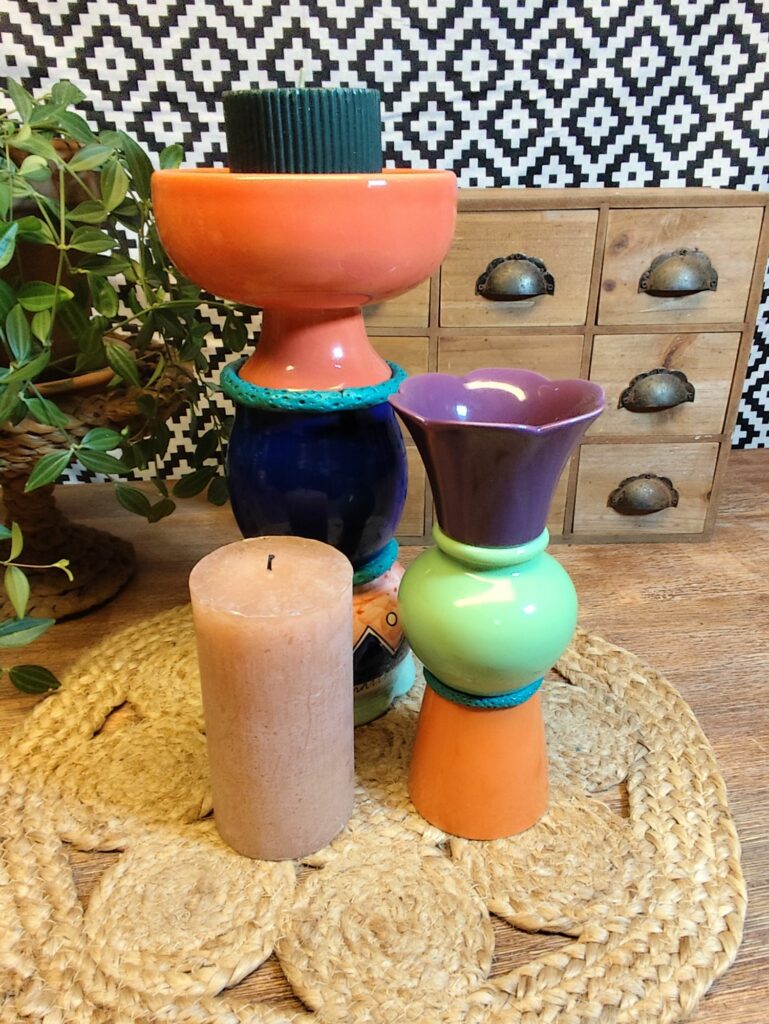 creation brocadabra bougeoirs brocante upcycling