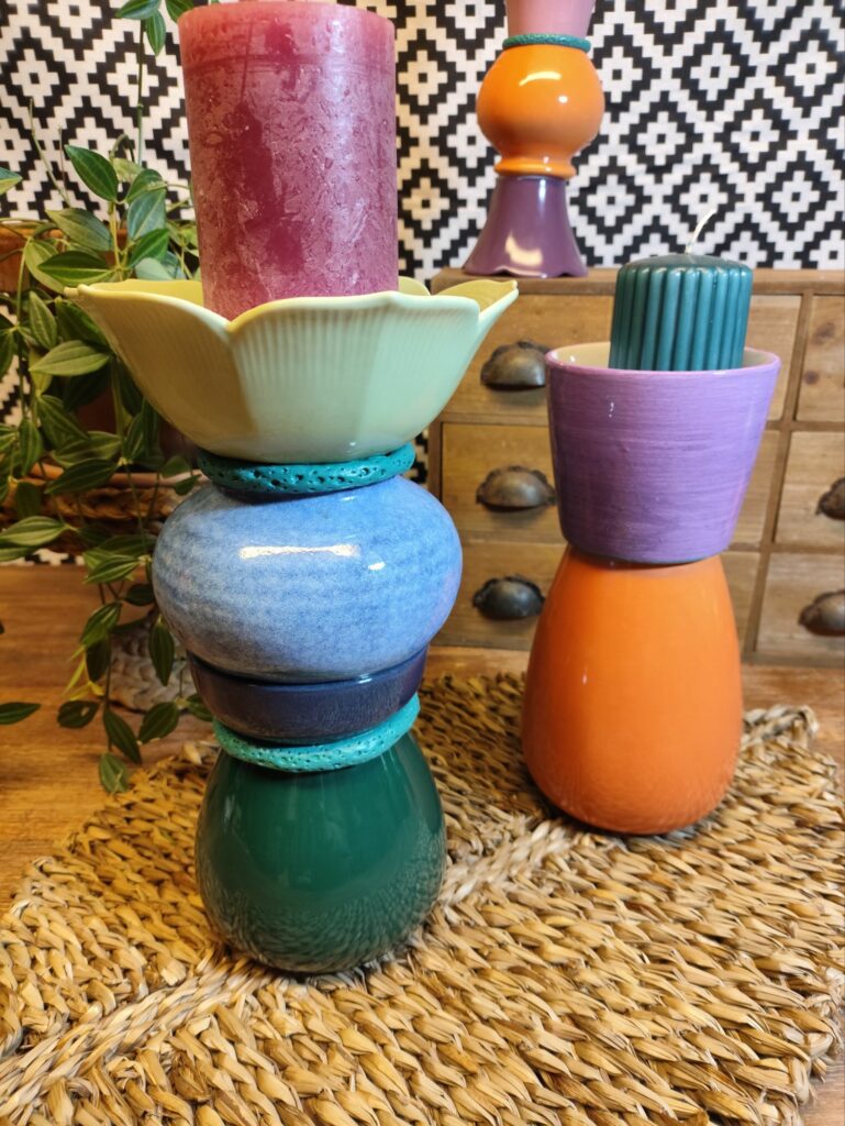 creation brocadabra bougeoirs brocante upcycling