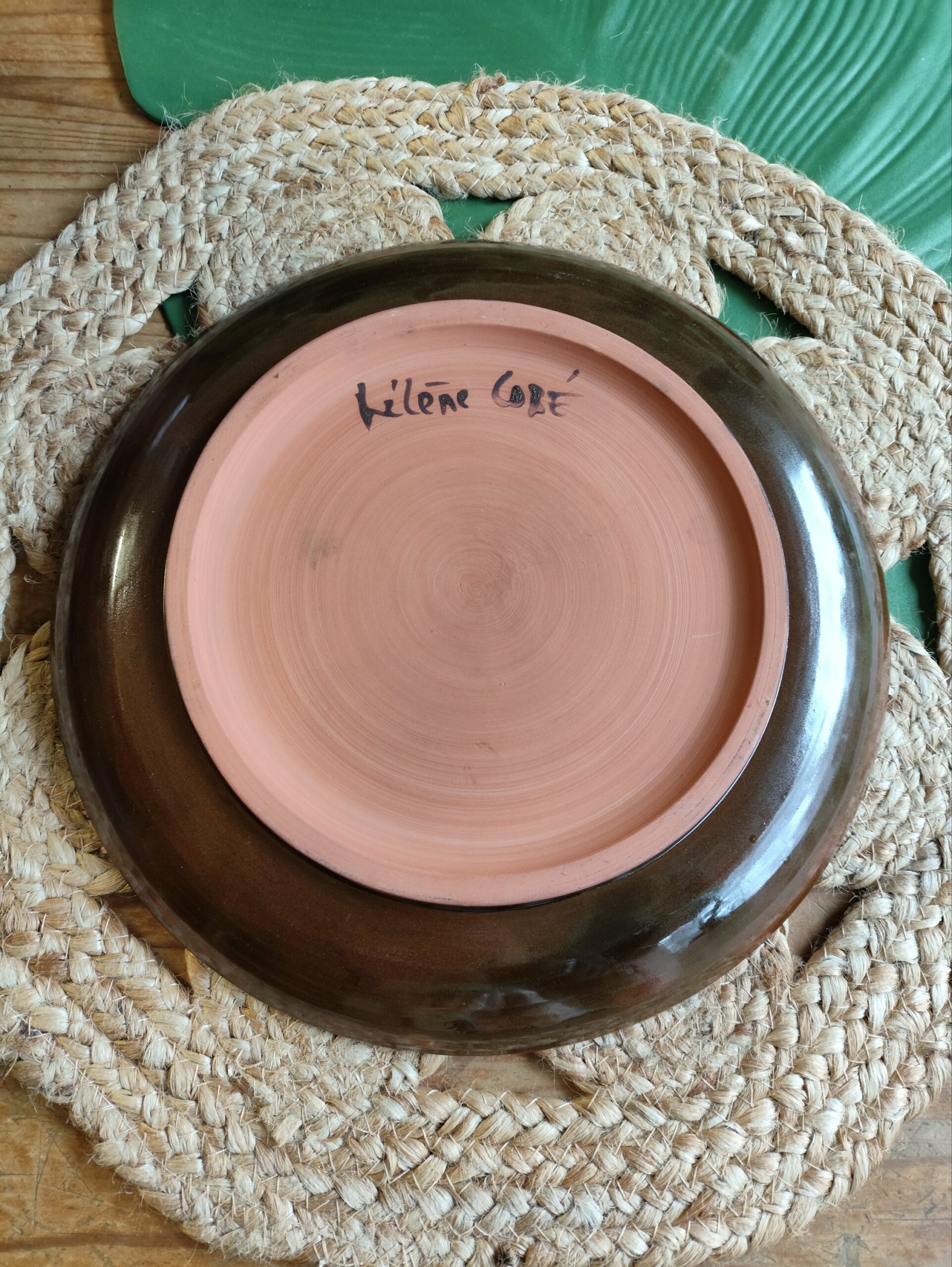 Assiette Artisanale Fleurie – Image 7