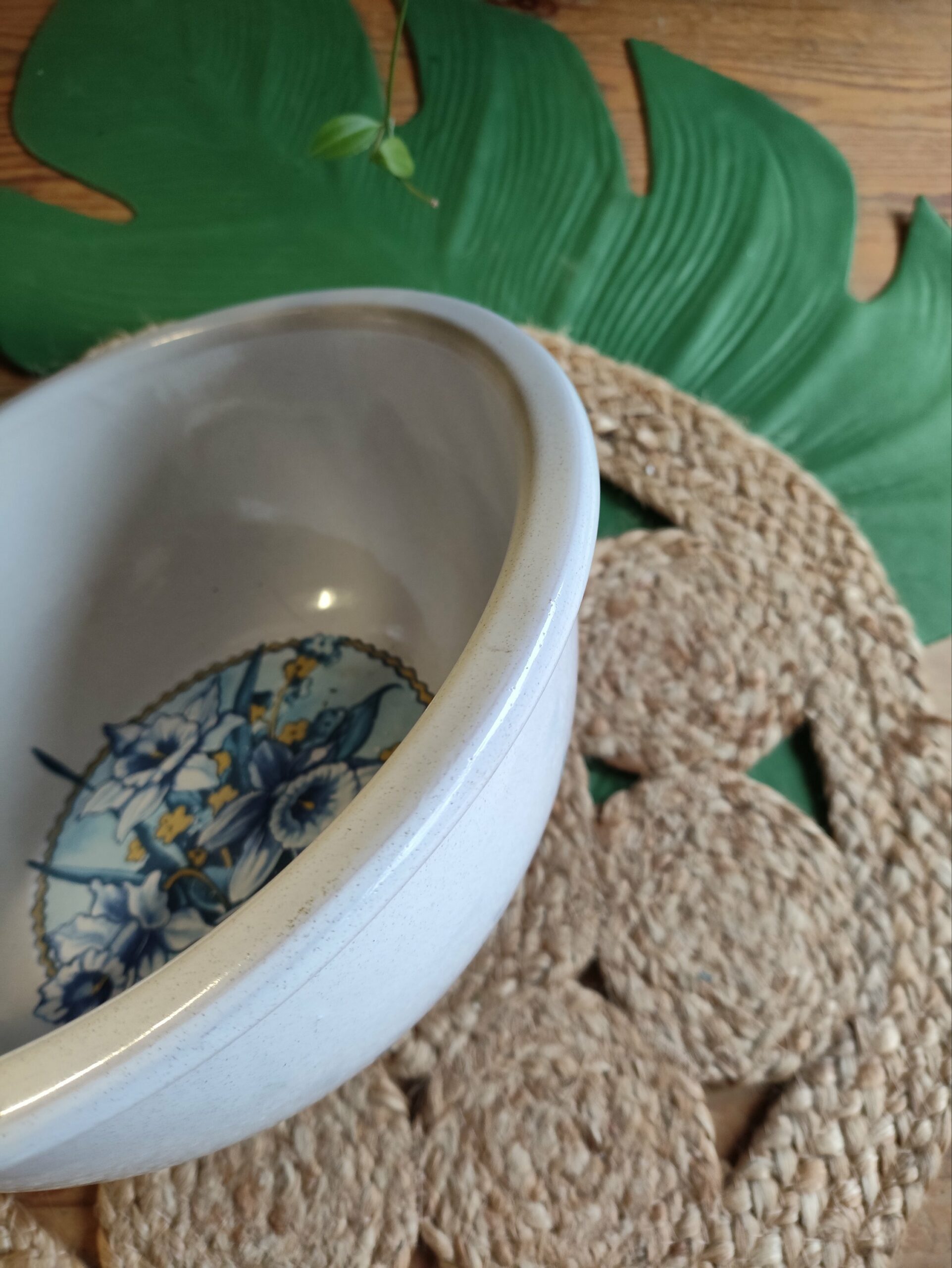 Saladier Motif Végétal – Image 2