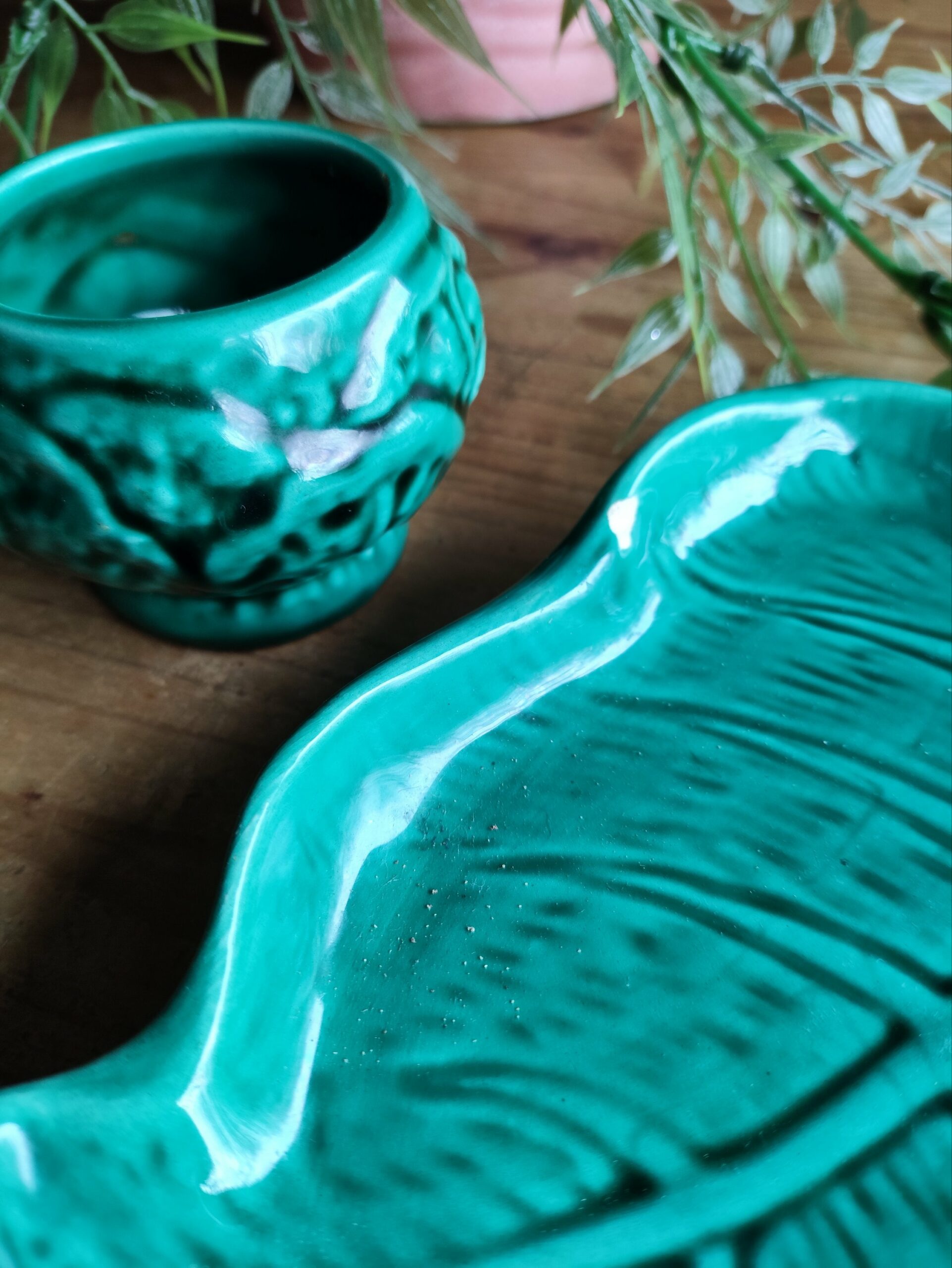 Duo Coupelle et Pot en Barbotine – Image 4