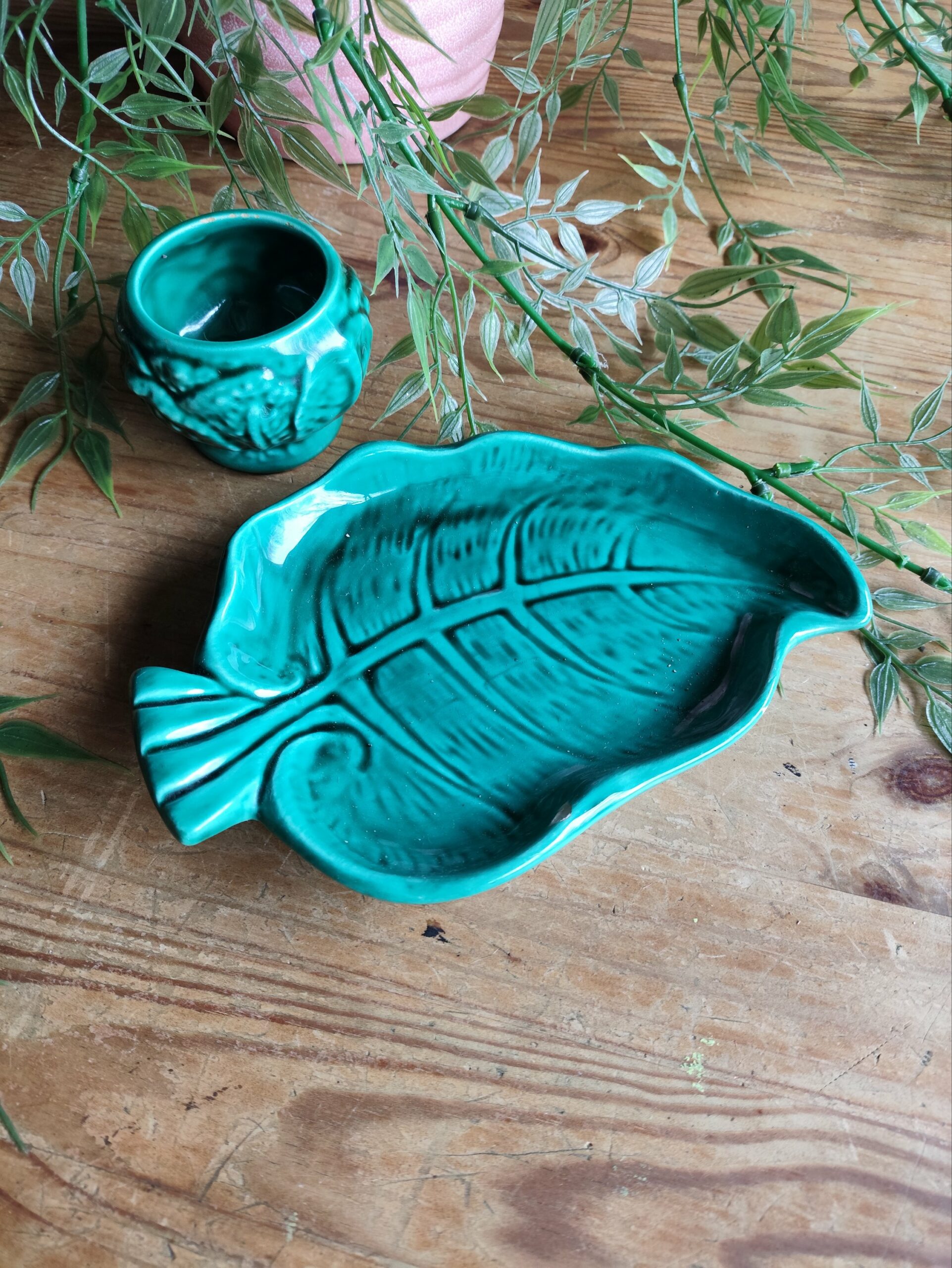 Duo Coupelle et Pot en Barbotine – Image 3