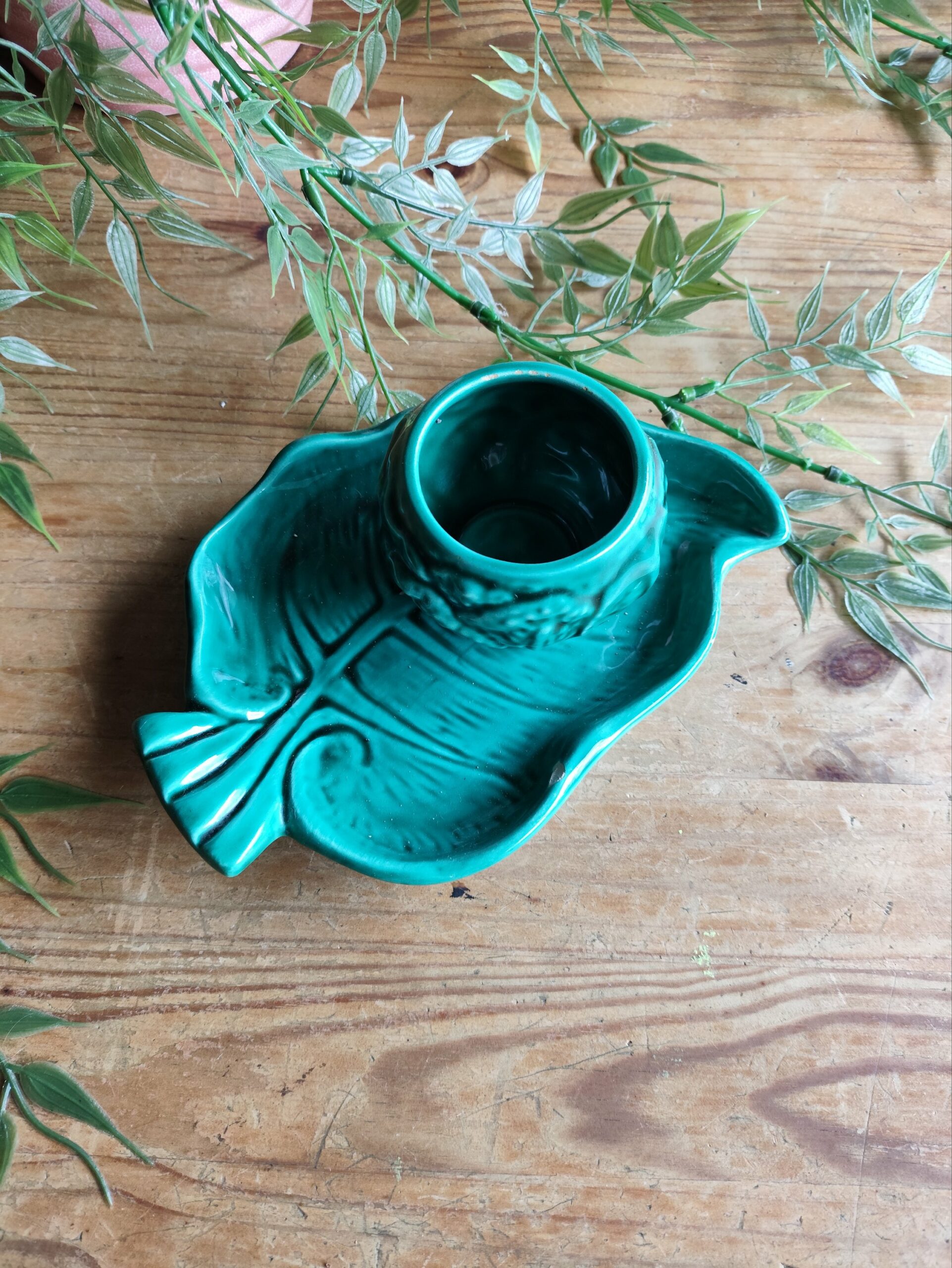 Duo Coupelle et Pot en Barbotine – Image 2