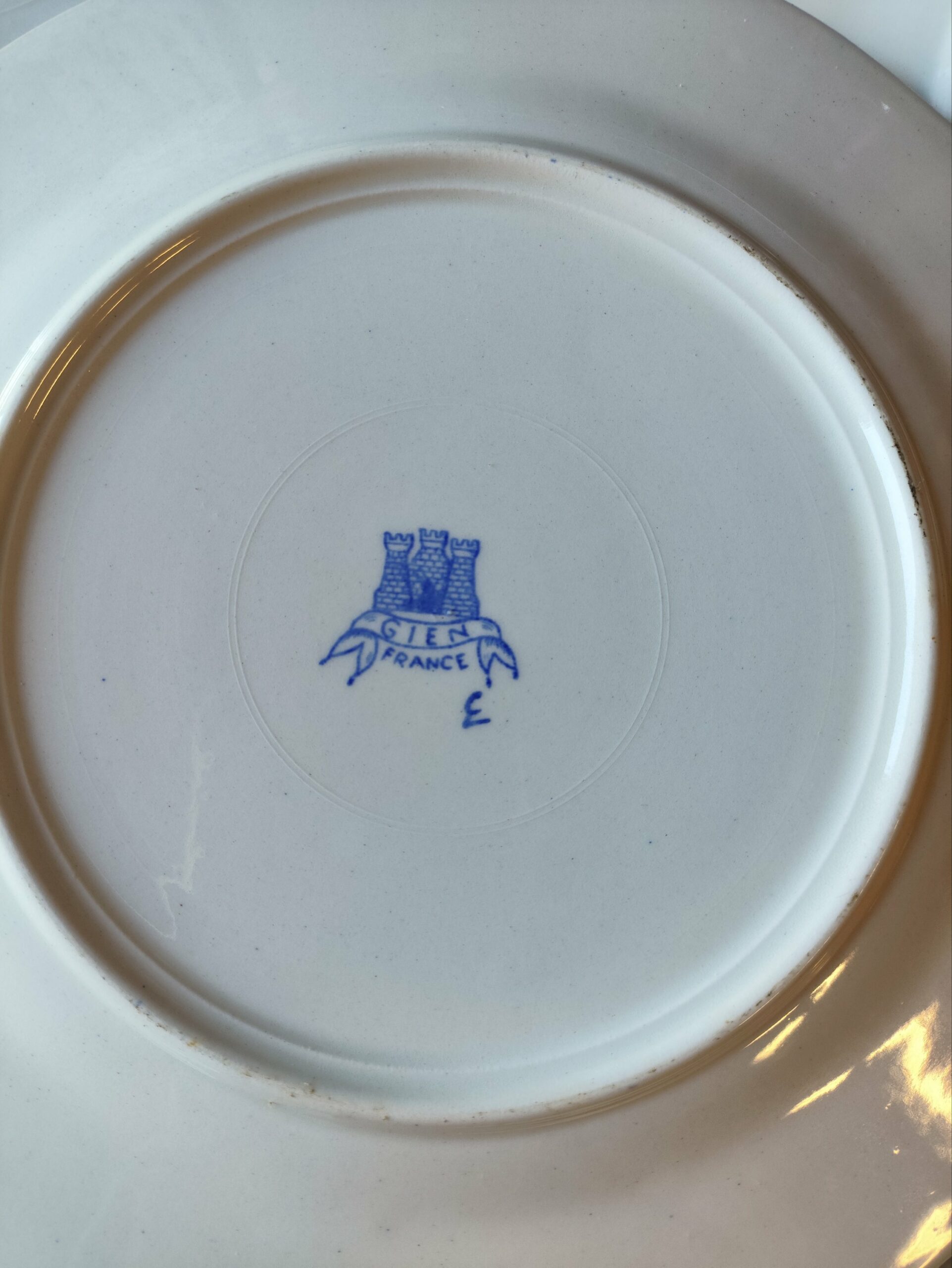 Assiette à Dessert Coq et Pivoines – Image 4