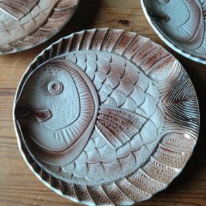 Assiettes Poisson Sarreguemines