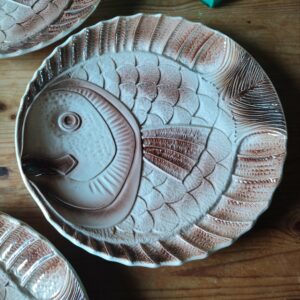 Assiettes Poisson Sarreguemines