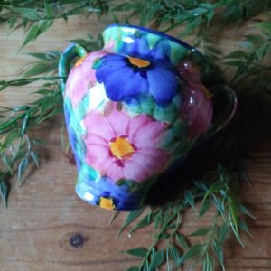 Jardinière Murale en Céramique Fleurie