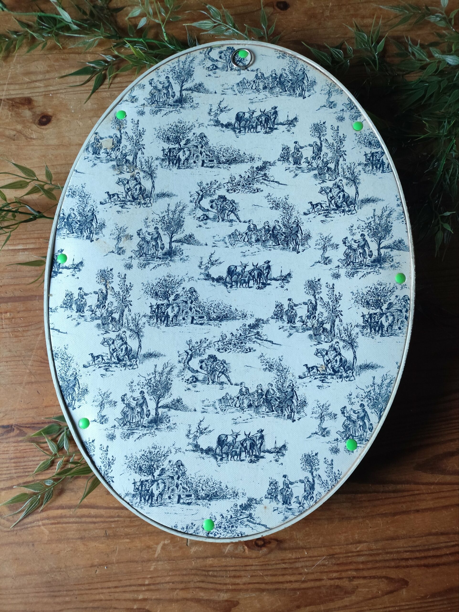 Cadre Bombé Fleurs Séchées Noir – Image 5