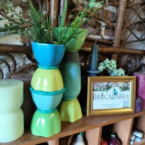 Duo de Bougeoirs en Céramique